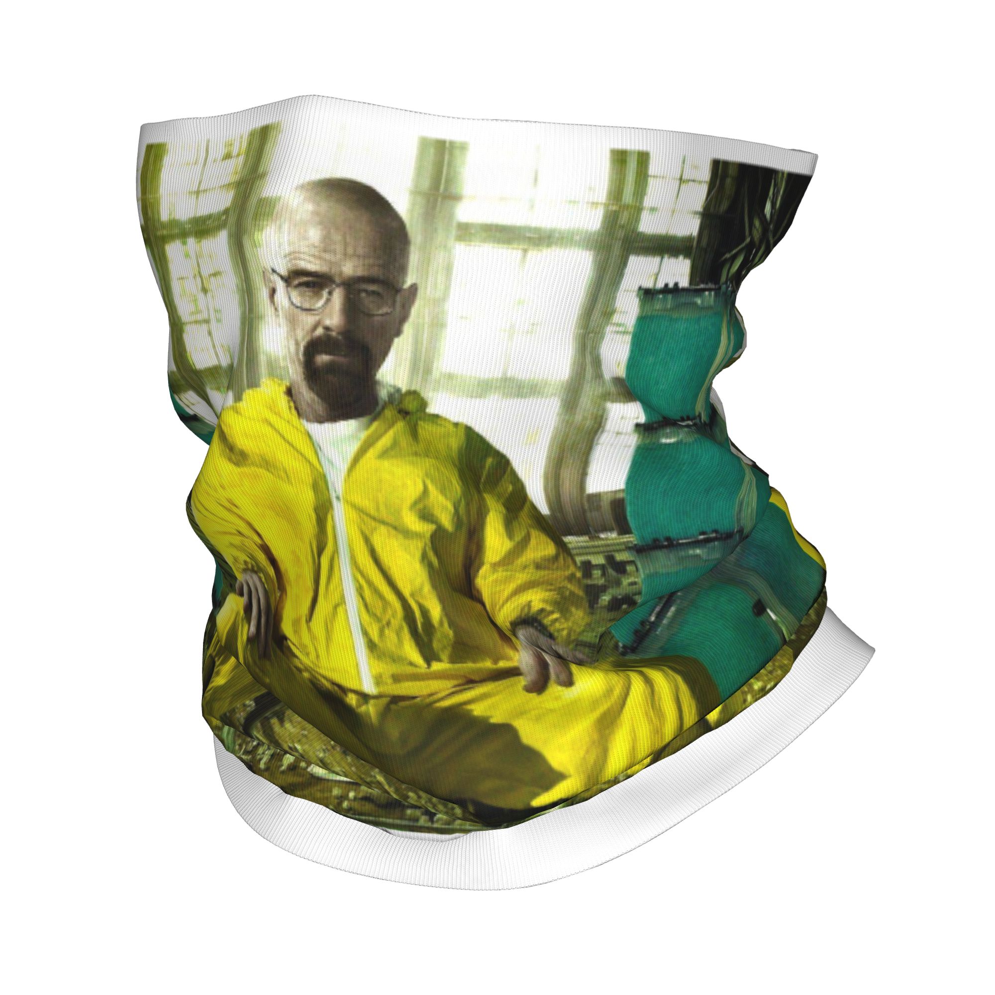Neck Gaiter Face Cover - Custom Breaking Bad Walter White Bandana