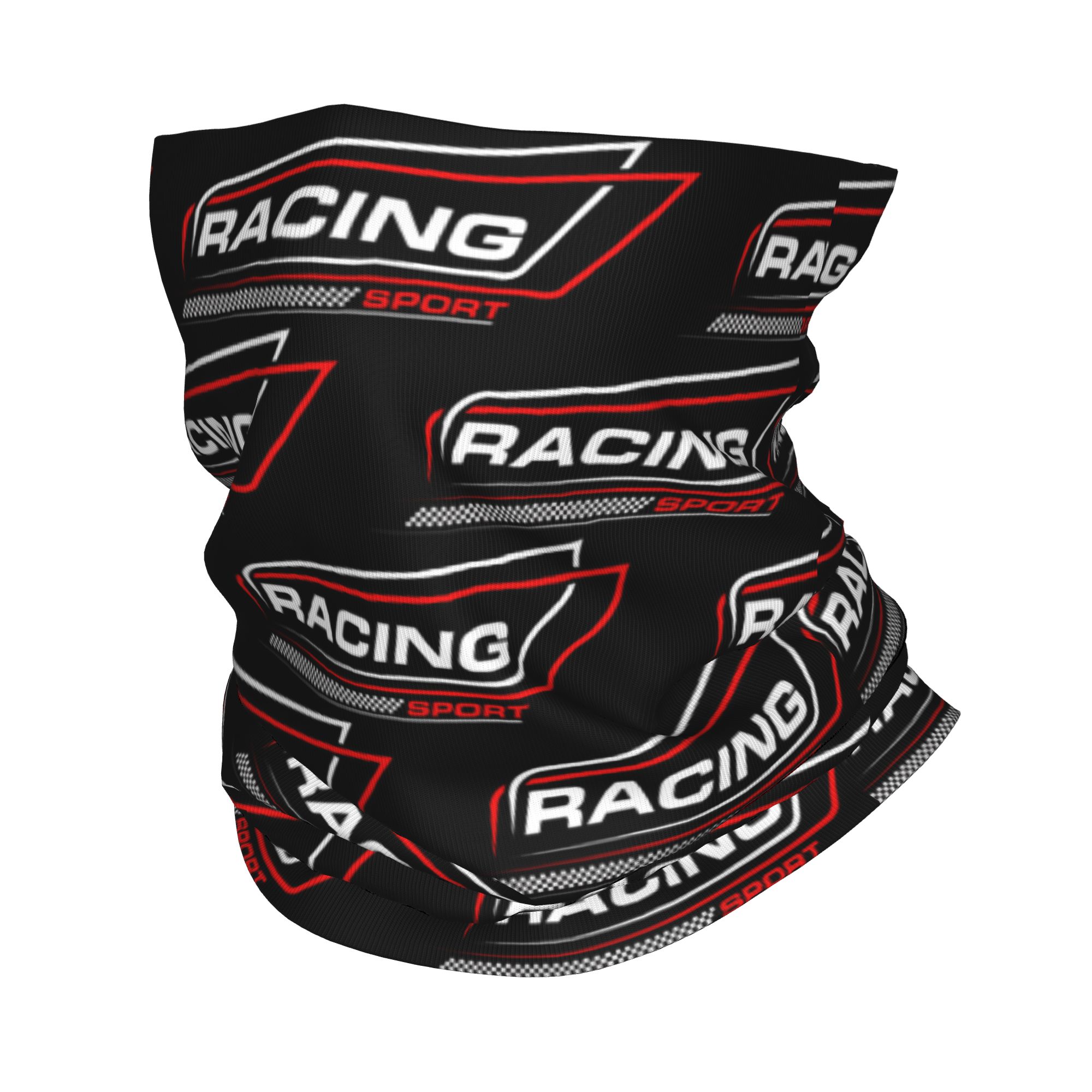 Neck Gaiter Face Cover - Custom Racing Speed Race Bandana Neck