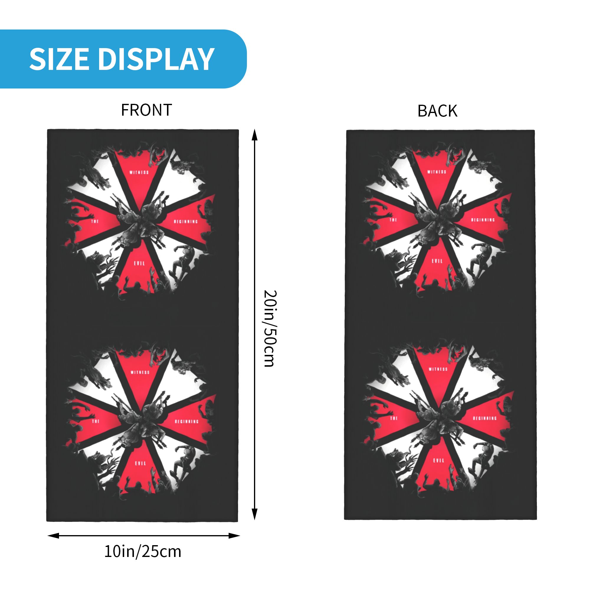 Umbrellas Corporations Residen - Neck Gaiter Face Cover review and price