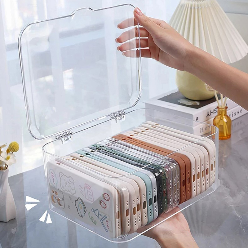 Acrylic Sundries Storage Baske - Face Mask Storage Box review and price
