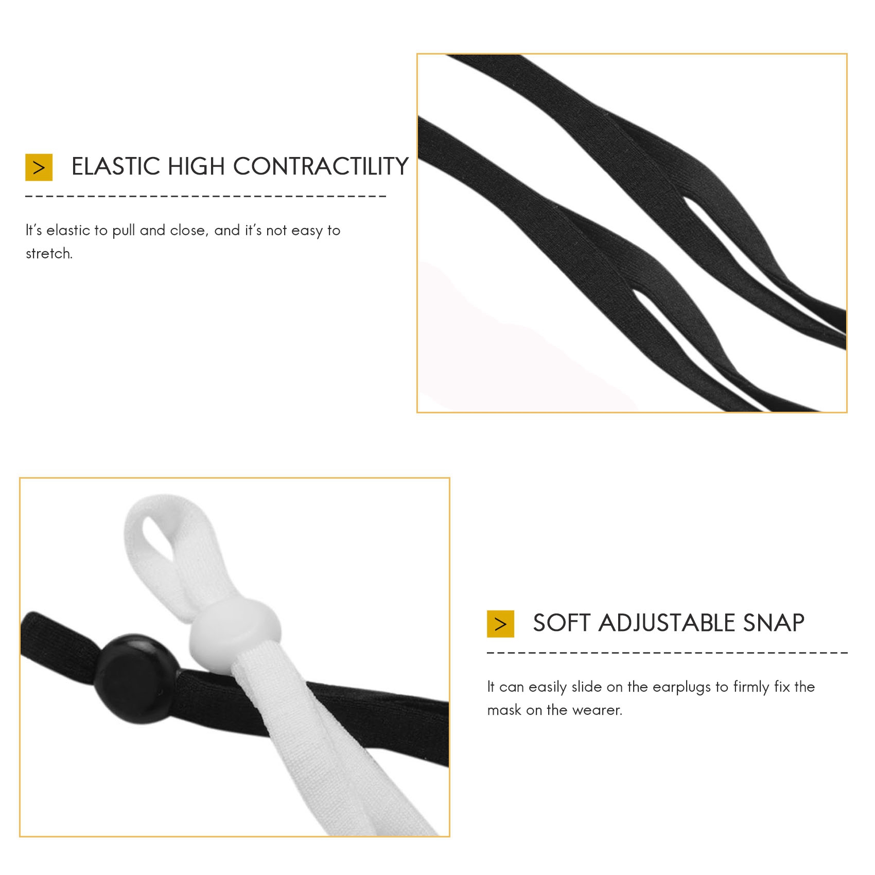 A27F-2000 Pcs Sewing Elastic B - Mask Lanyard Adjustable review and price