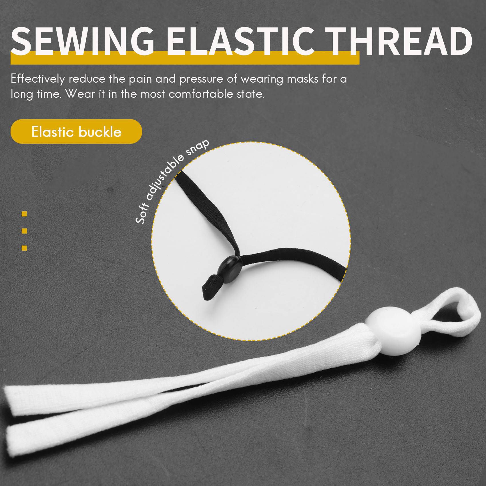 A27F-2000 Pcs Sewing Elastic B - Mask Lanyard Adjustable review and price