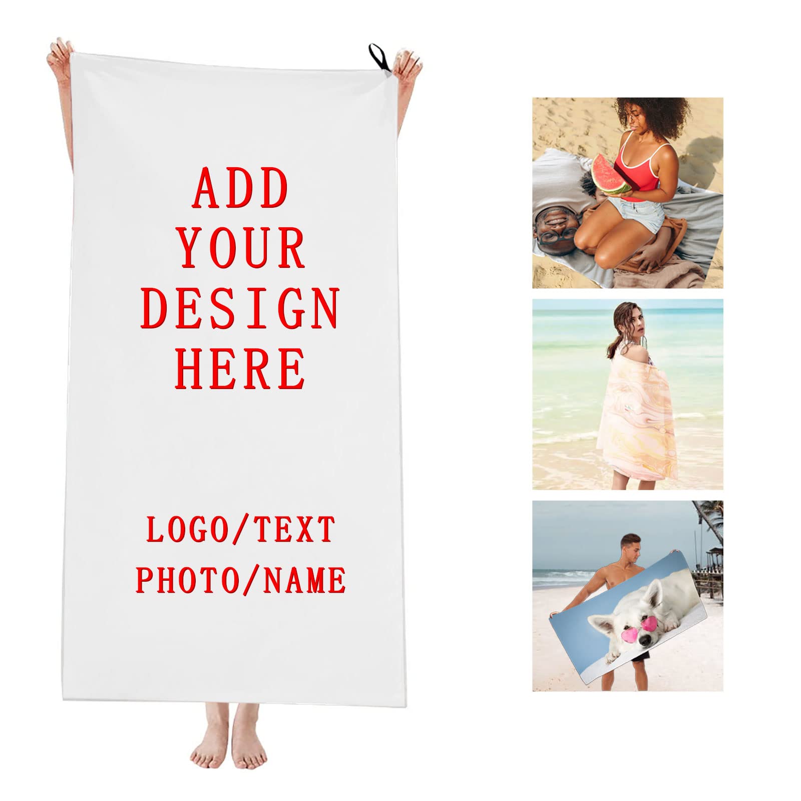 Custom Beach Towels with Your  - Cloth Face Mask Washable review and price