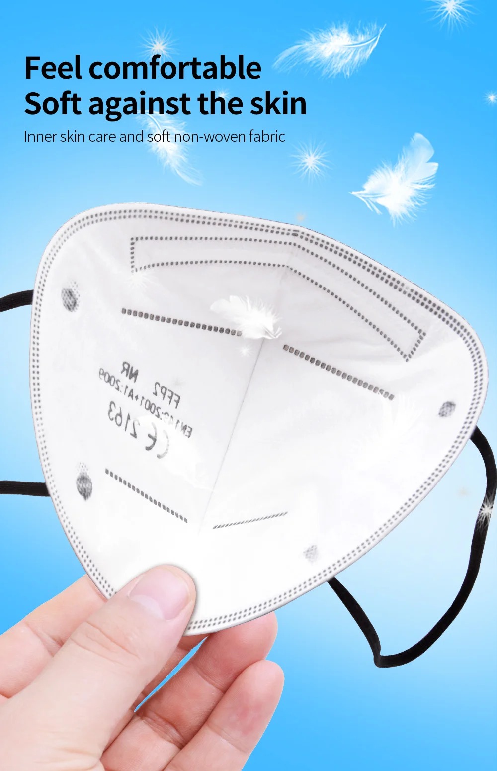 5Layer FFP2 Masks CE Approve K - Black Face Mask Pack review and price