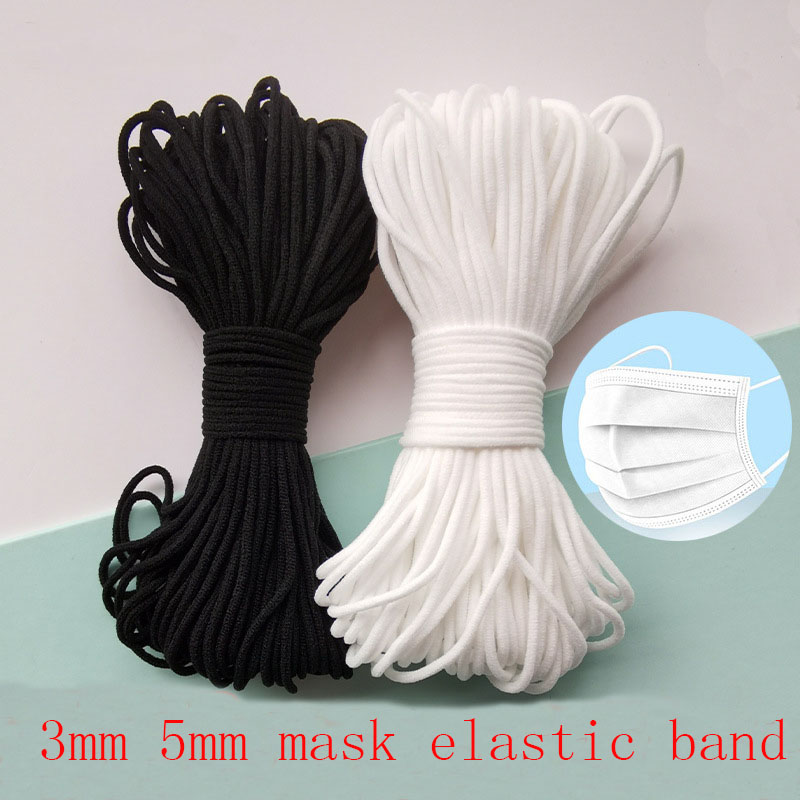 Mask Elastic Rope 3mm Round Wh - Mask Lanyard Adjustable review and price