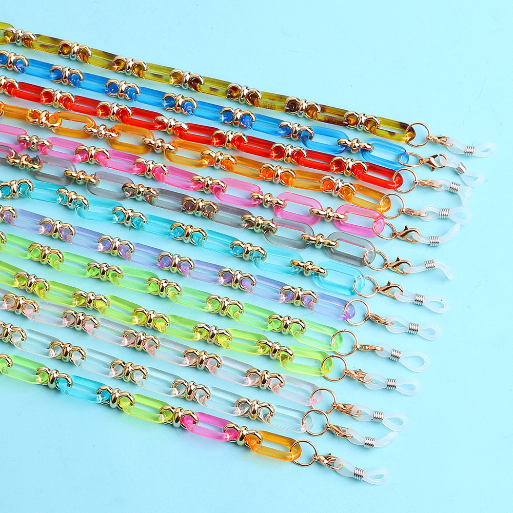 Colorful Transparent Link Acry - Mask Chain Holder review and price