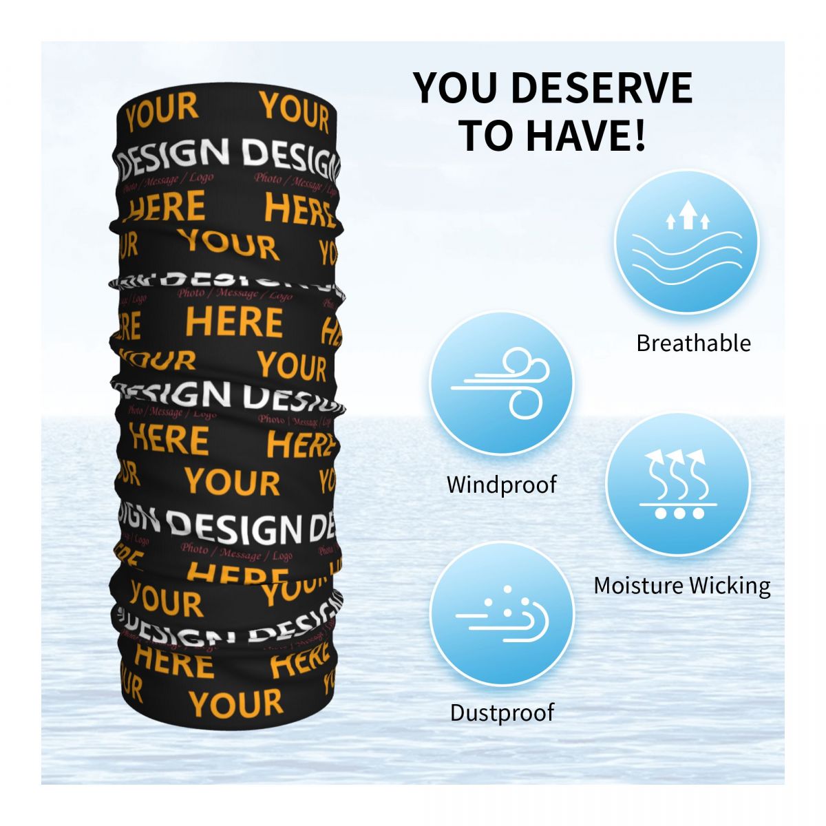 Custom Your Design Here Bandan - Neck Gaiter Face Cover review and price