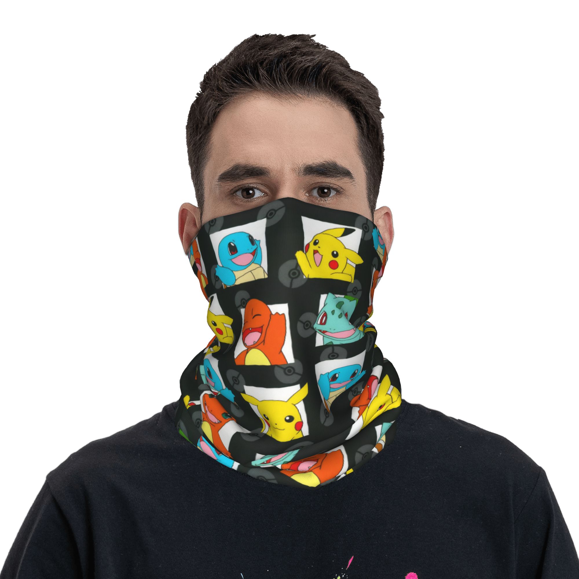 Cartoon Monsters Bandana Neck  - Sports Mask Breathable review and price
