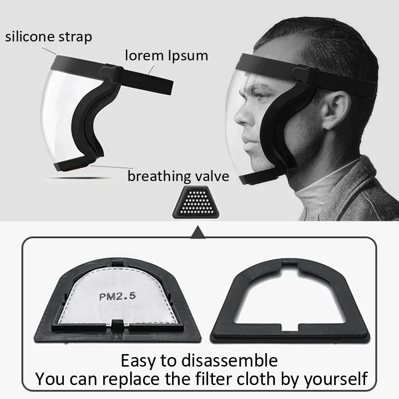 Protective Full Face Shield Ma - Anti Pollution Mask review and price