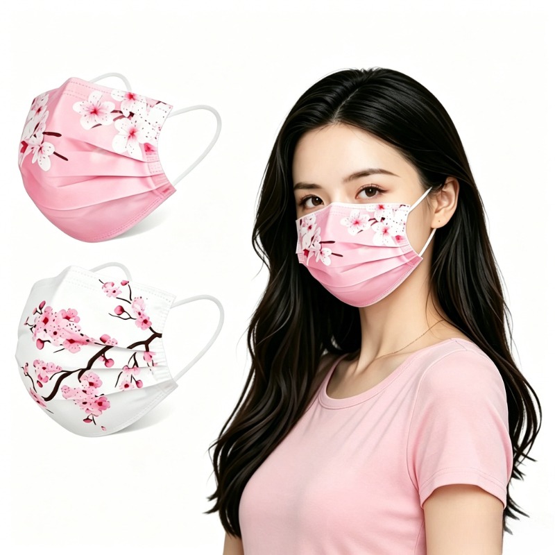 10pcs Floral Star Print Face M - Cloth Face Mask Washable review and price