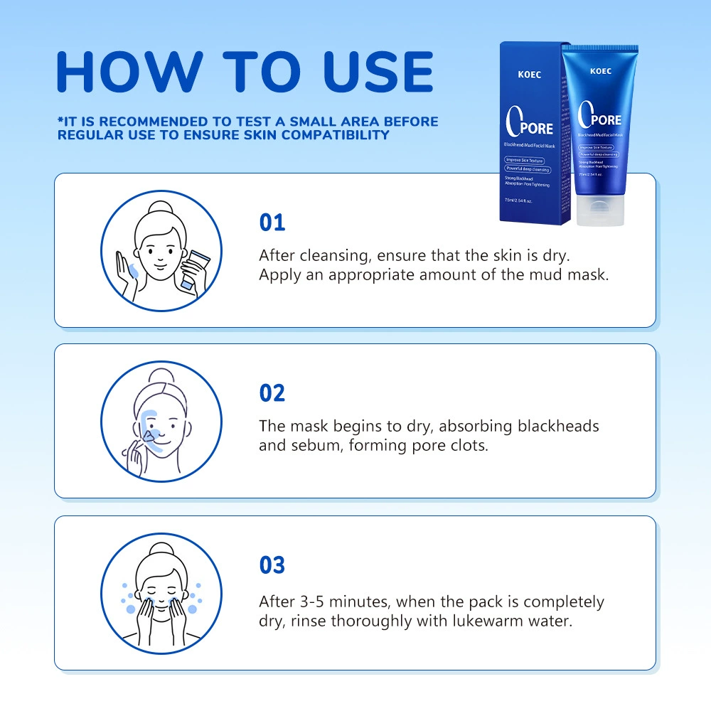 75ml KOEC Zero Pore Blackhead  - Dust Mask Construction review and price