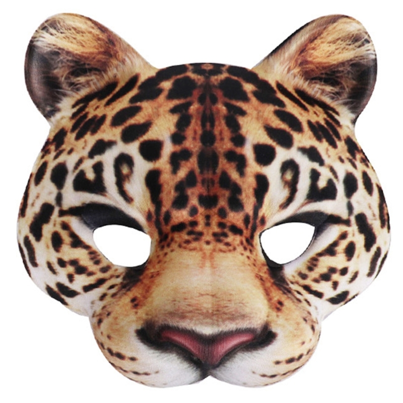 Leopard Mask Party Mask Dress  - Respirator Half Face review and price