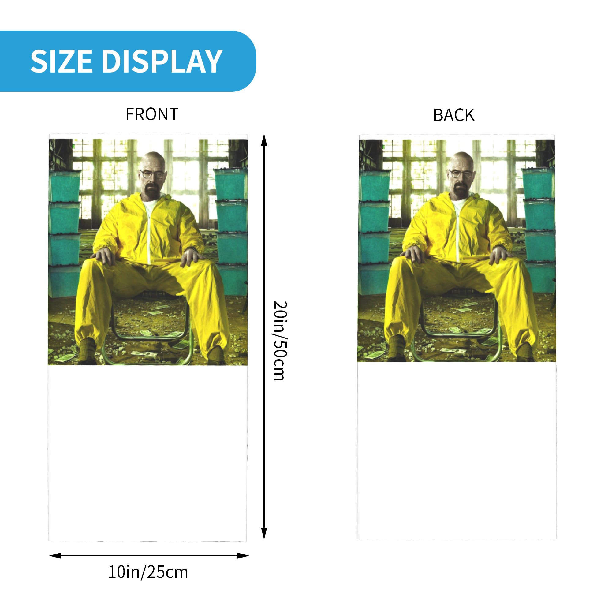 Custom Breaking Bad Walter Whi - Neck Gaiter Face Cover review and price
