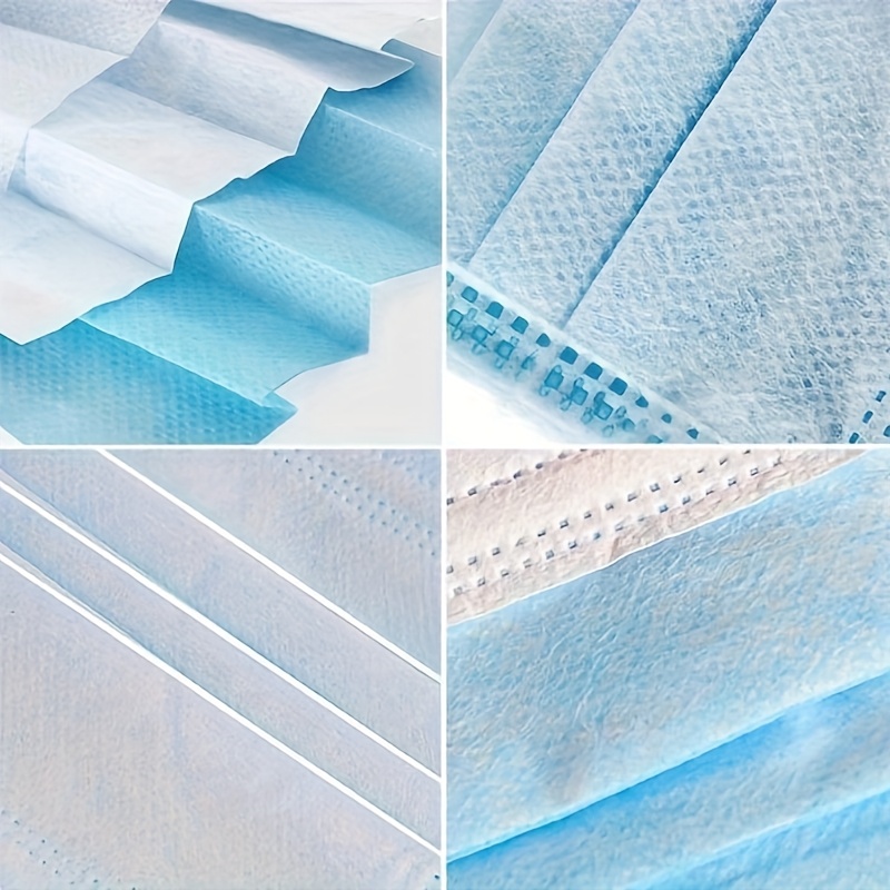 200Pcs Thickened Blue Disposab - Disposable Mask Blue review and price