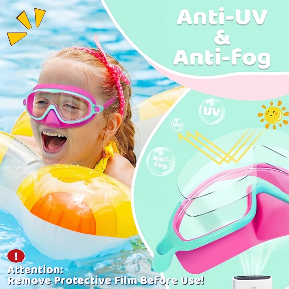 Kids Swim Goggles with Nose Co - Anti Pollution Mask review and price