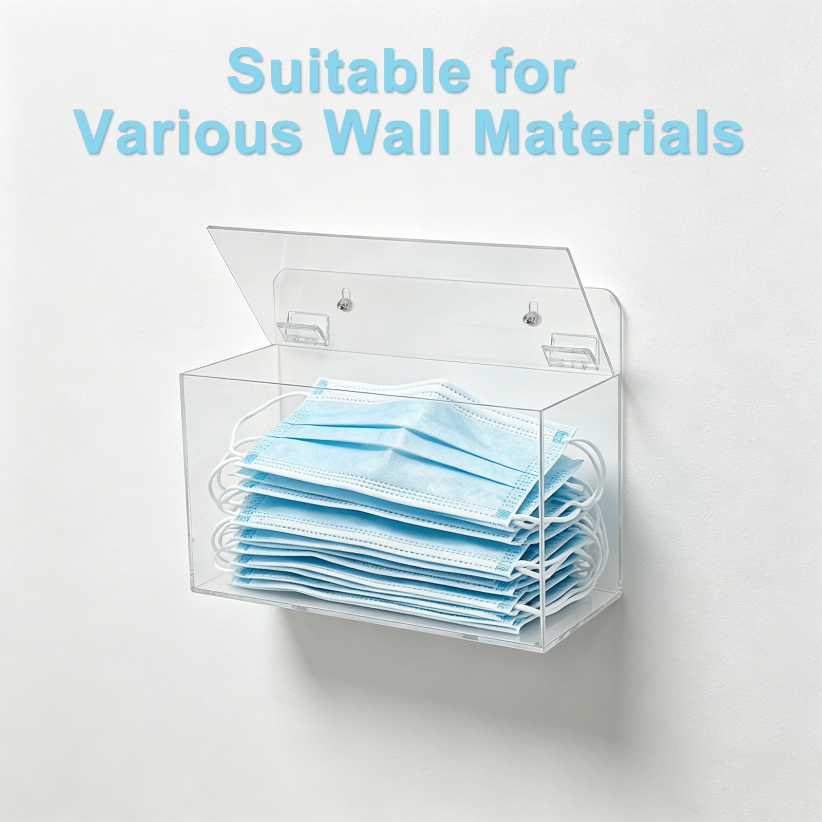 Face Mask Dispenser Box Clear  - Face Mask Storage Box review and price