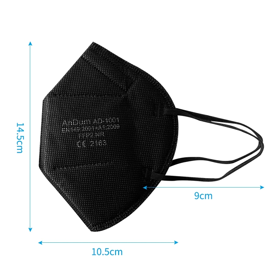 5PCS FFP2 Mask CE Approved Fil - Respirator Half Face review and price