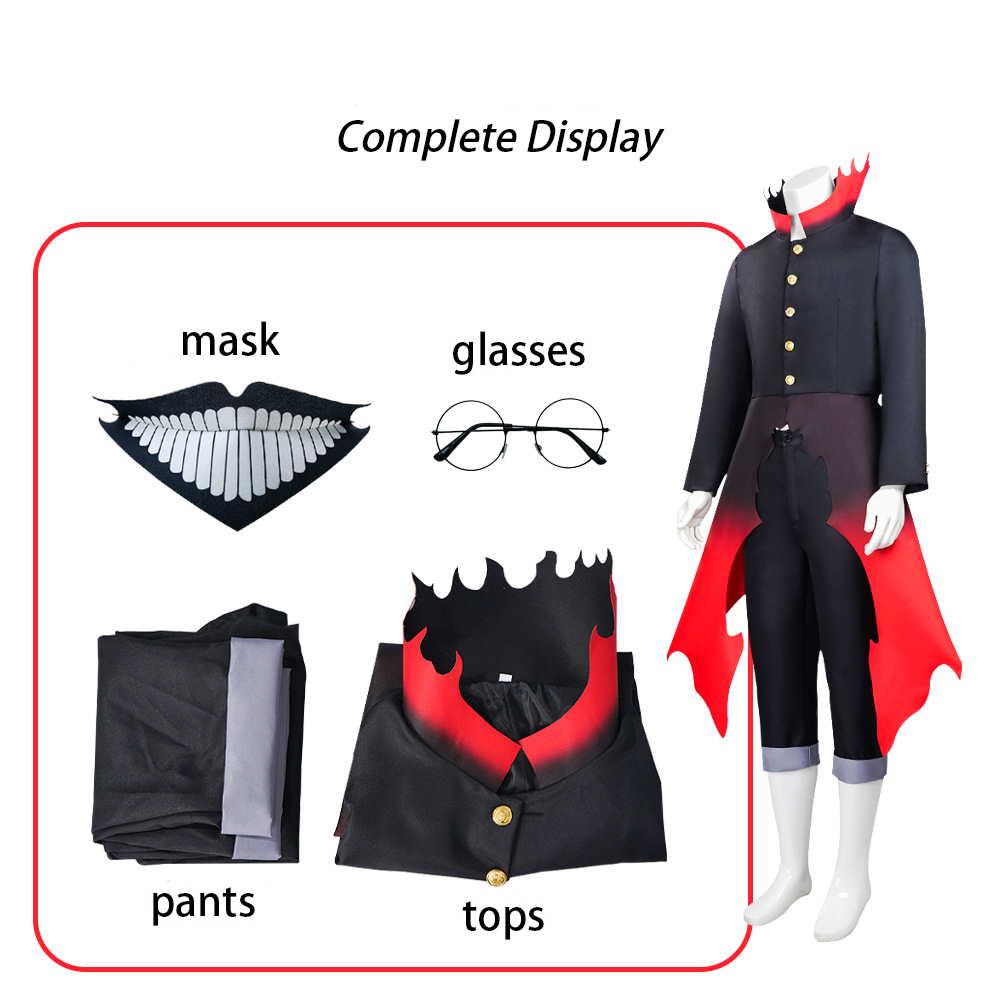 Anime Dandadan Okarun Cosplay  - Black Face Mask Pack review and price