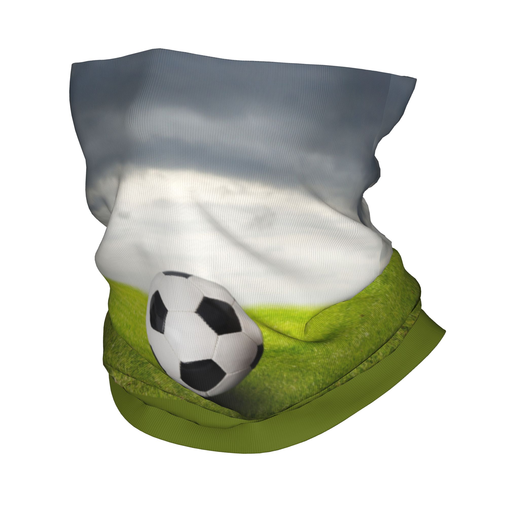 Custom Soccer Ball Lies On the - Neck Gaiter Face Cover review and price