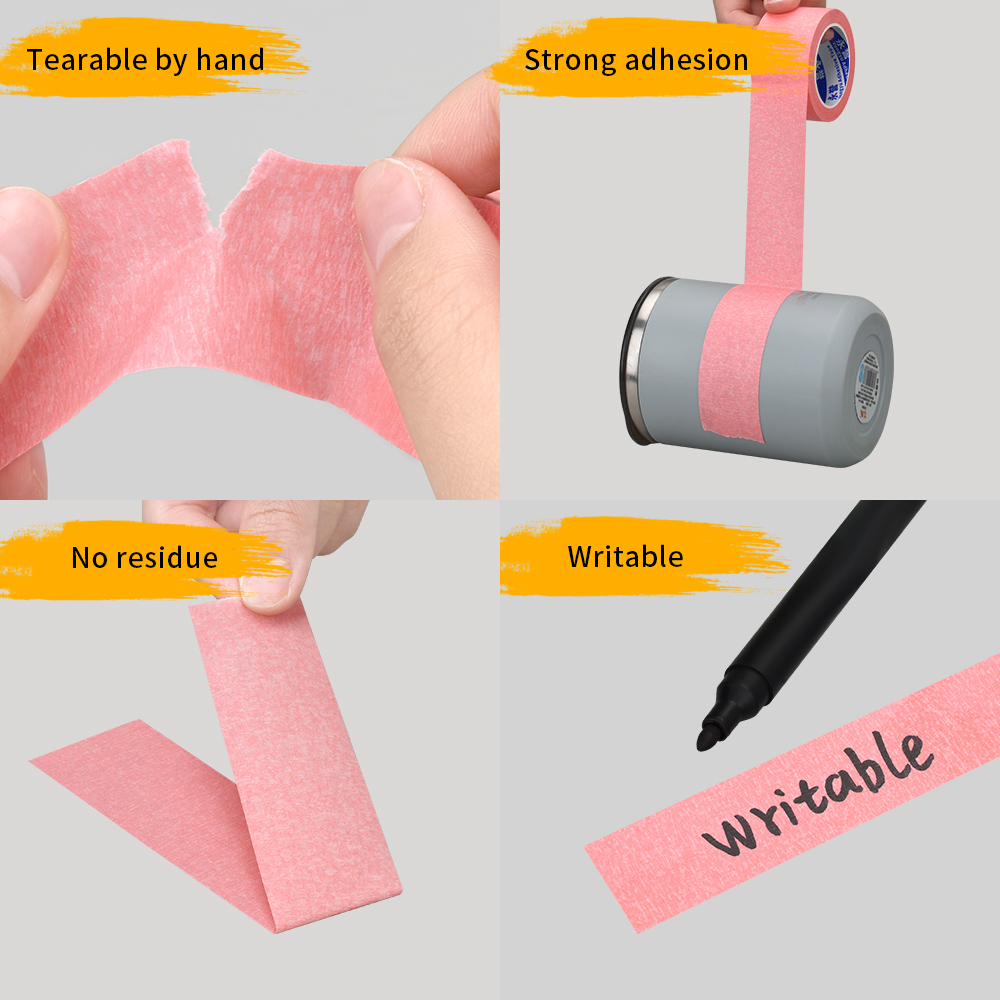 10m Pink Painters Tape 20m  Pa - Black Face Mask Pack review and price