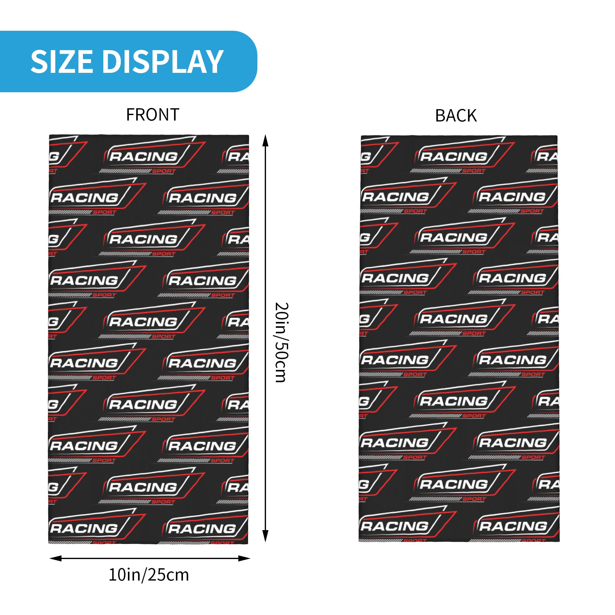 Custom Racing Speed Race Banda - Neck Gaiter Face Cover review and price