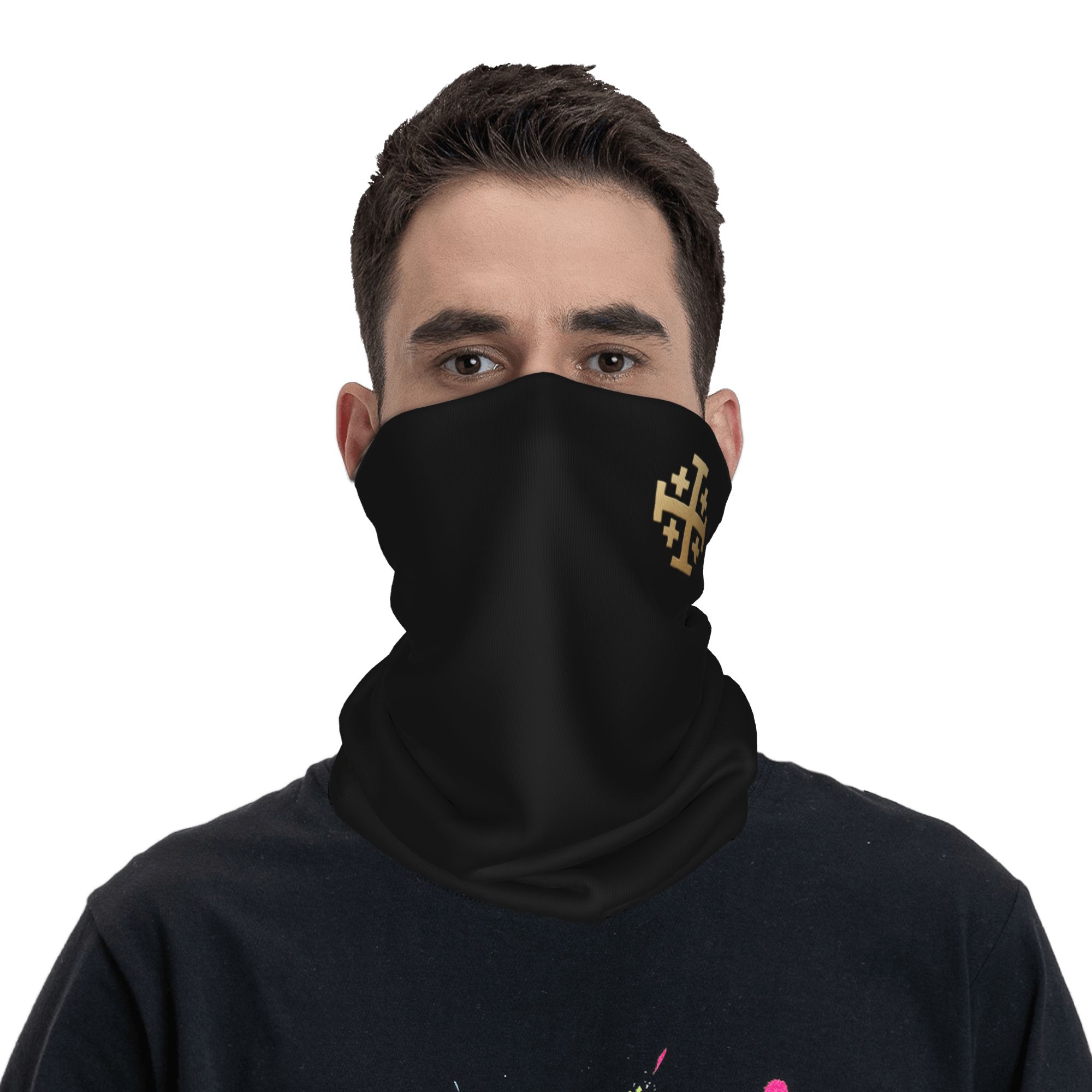 Knight Jerusalem Cross Christi - Neck Gaiter Face Cover review and price